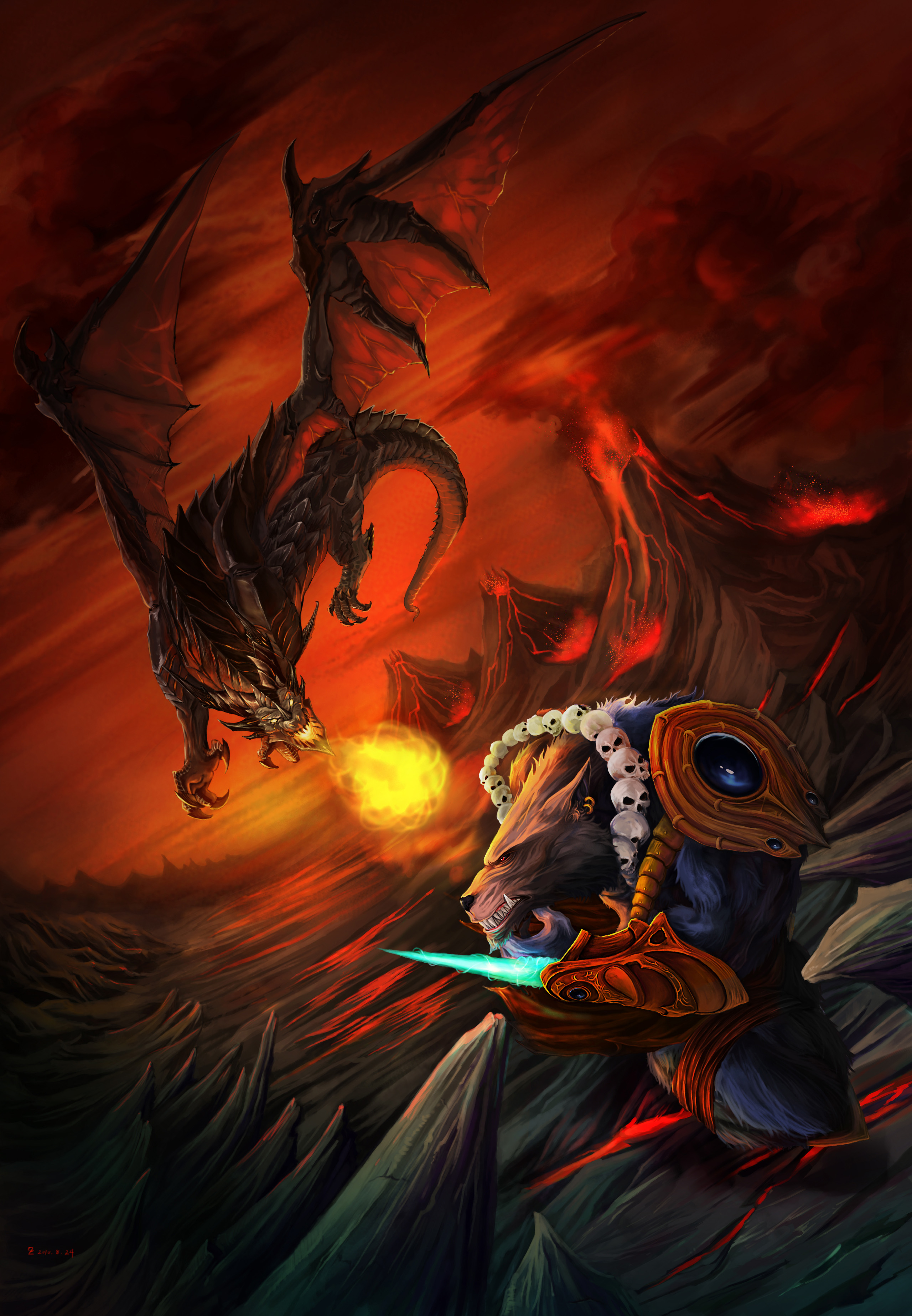 帅气狼人怎么画图片大全