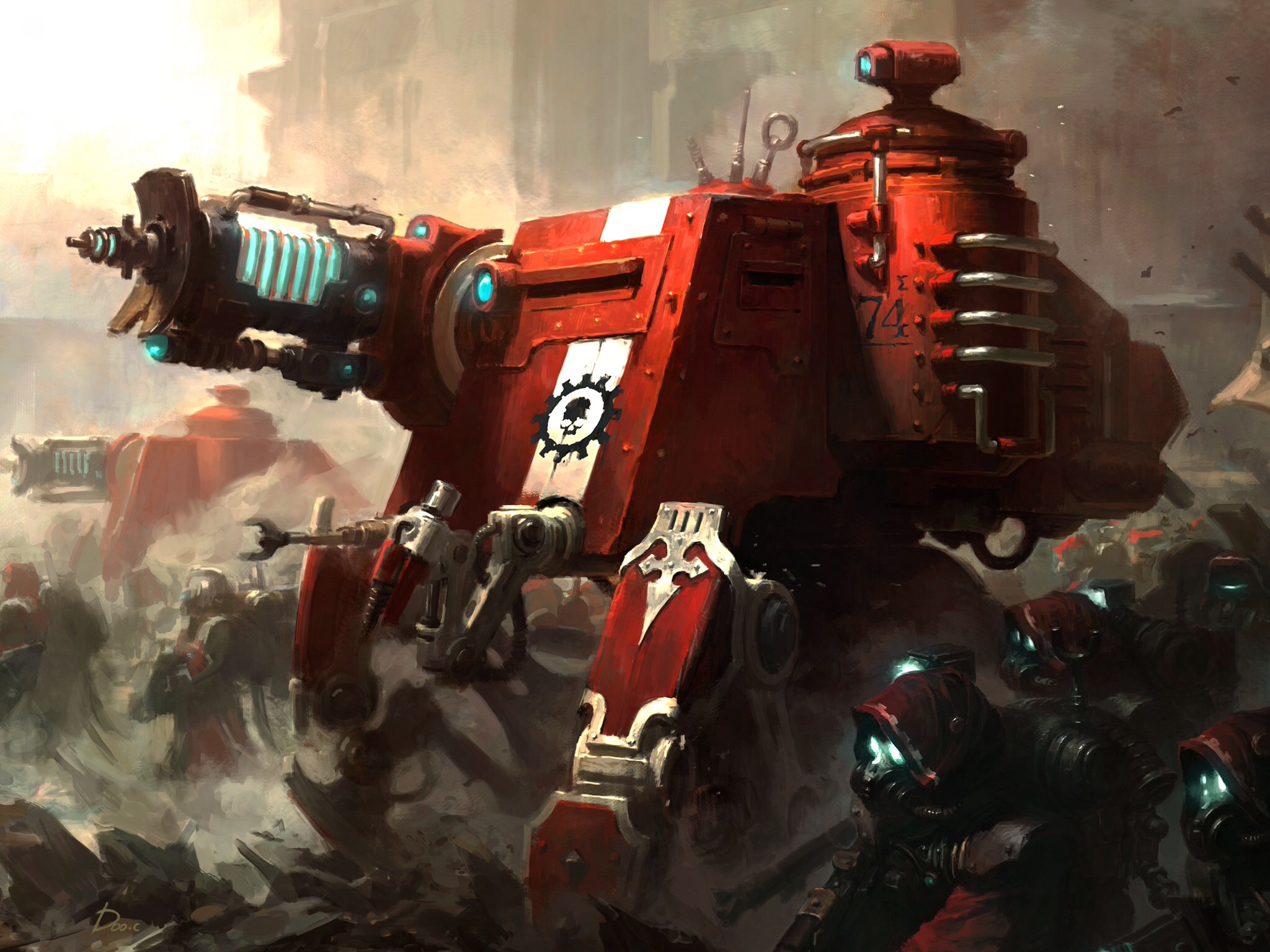 [基础图库][平日收图大奉献]机械教 Adeptus Mechanicus: Skitarii 第一弹(插画、同人) NGA玩家社区 [f332]