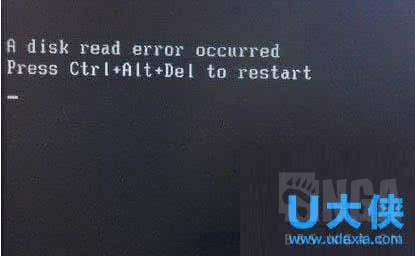 a disk read error occurred 进不了系统.