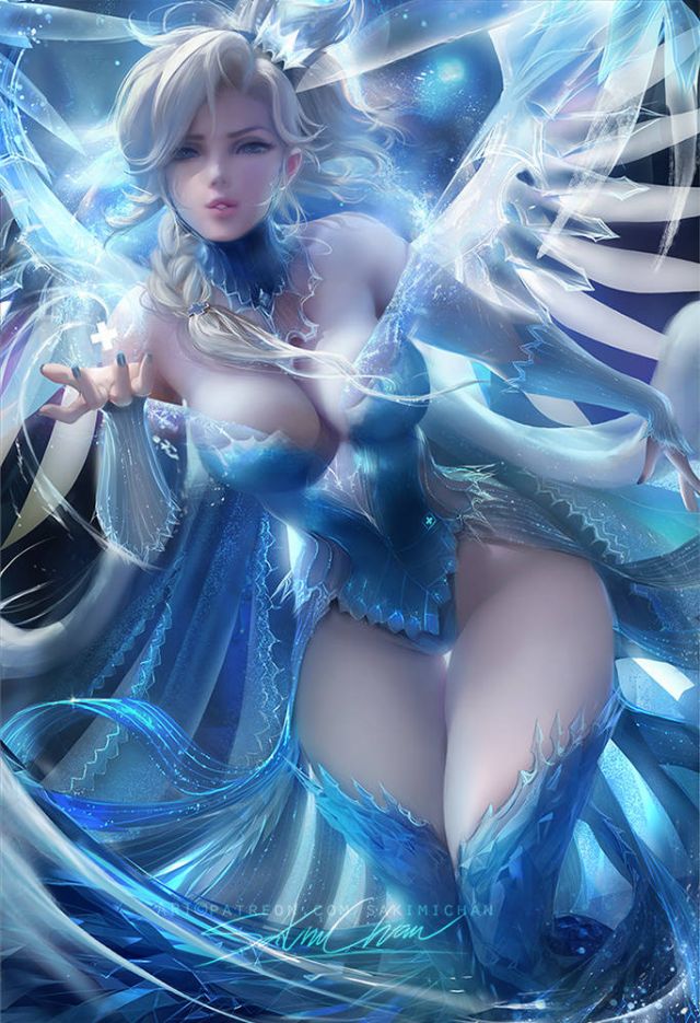 冰雪女王天使,真鸡儿好看