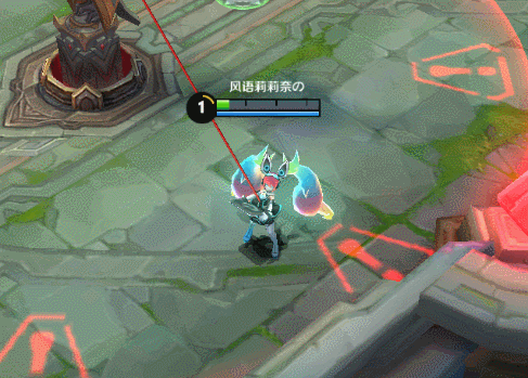 剁]~七彩数码少女~安琪拉新史诗皮肤:心灵骇客 局内技能特效gif展示