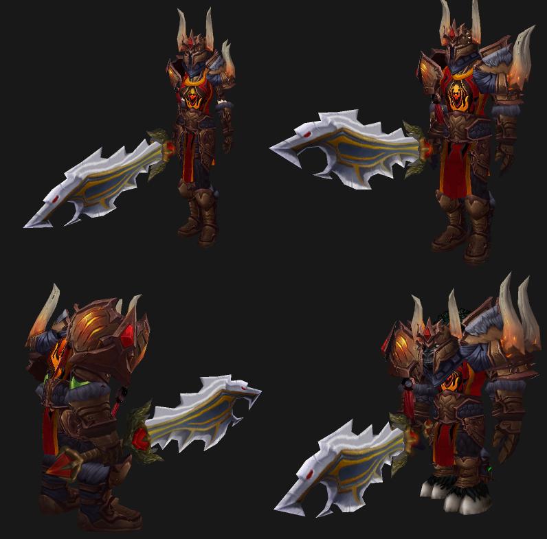 [狮心斩杀者]我想我找到了战士黄金狮王套最好的搭配武器,欢迎提意见!