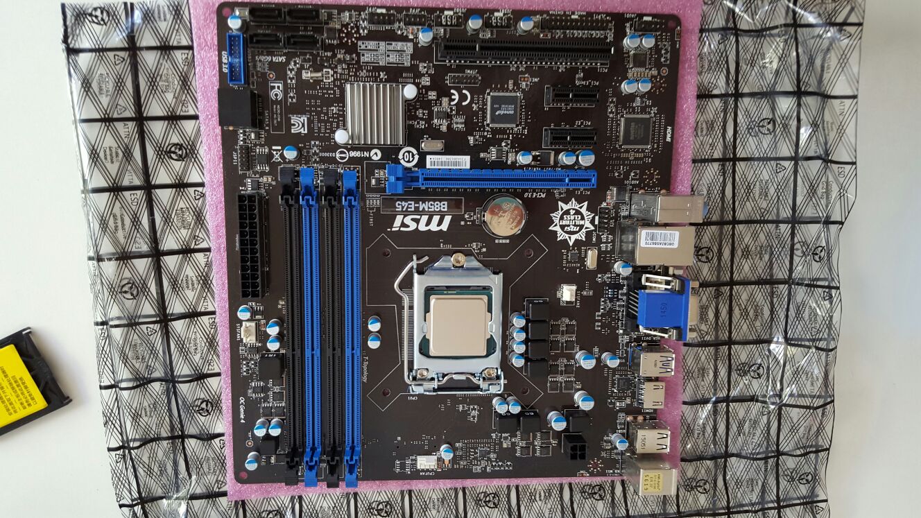 微星(msi) b85m-e45(intel b85/lga 1150) 主板 相關 另求推薦一電源