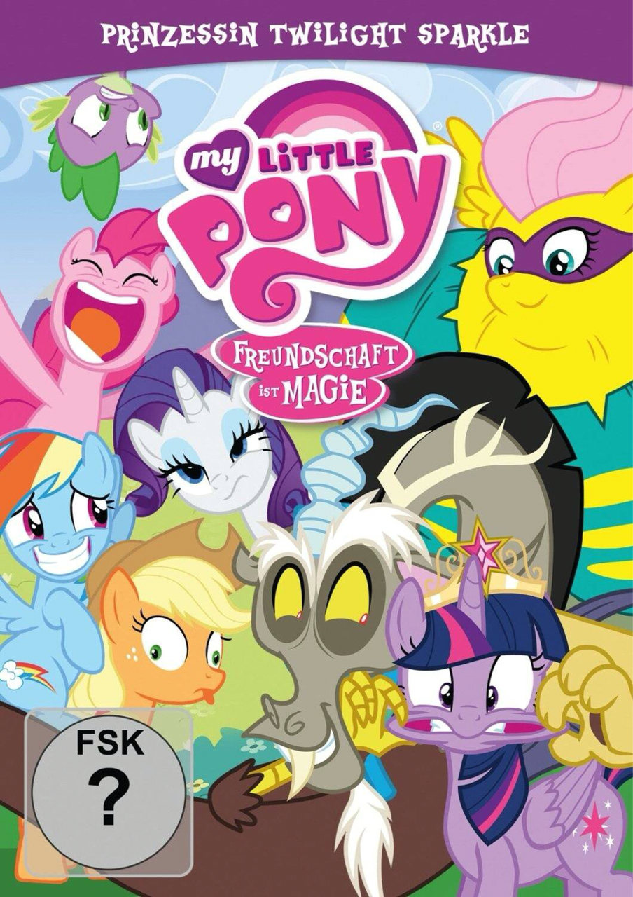 [彩虹小马] 德版第四季dvd封面,官方是会玩的