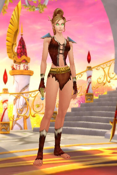 血精灵女法师幻化