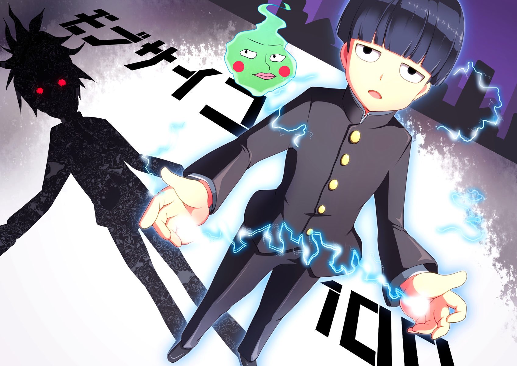 [one老师力作,超豪华staff阵容动画]《灵能百分百》龙套与灵幻 ～巨大