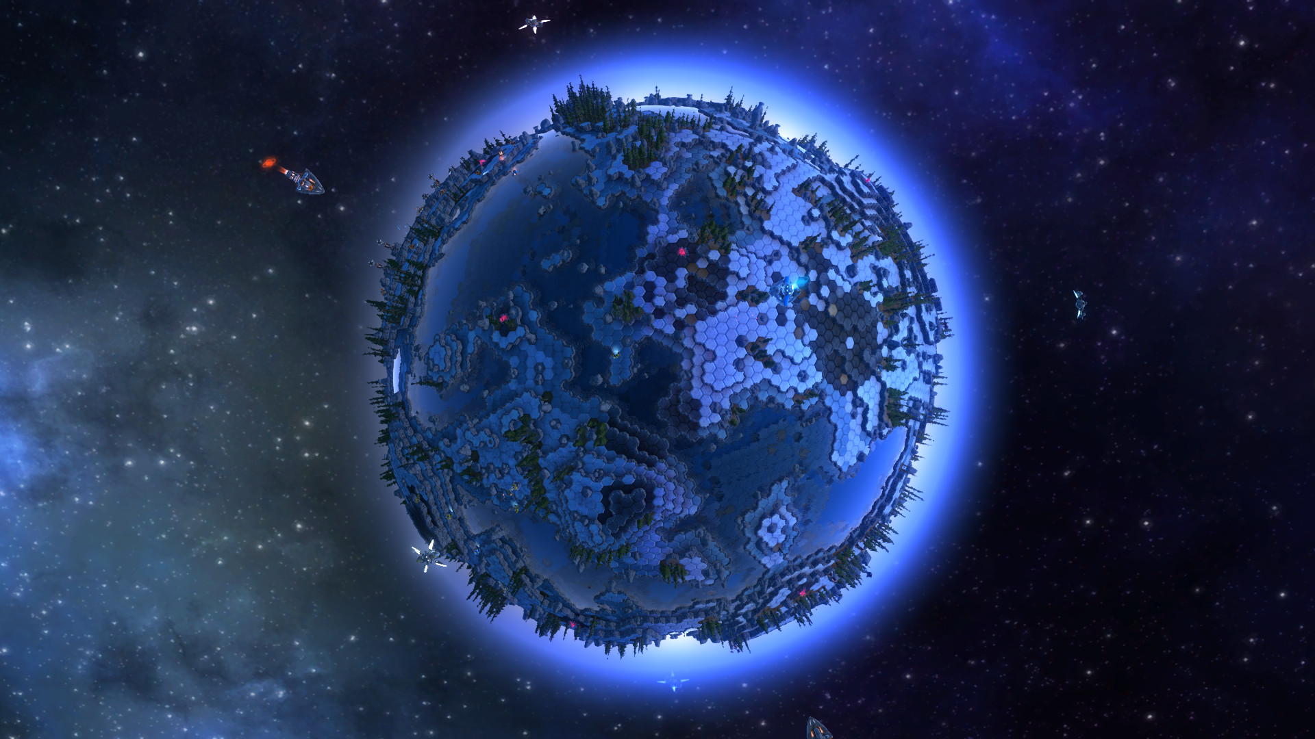 文明都出到6了,地图还不是一个球体么