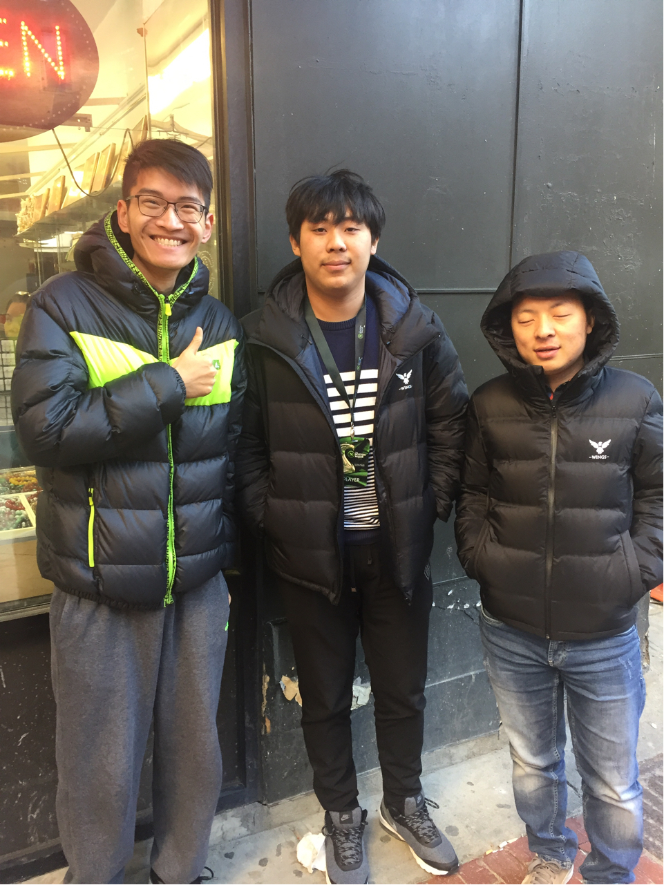 在波士顿唐人街碰见二冰和跳刀啦!