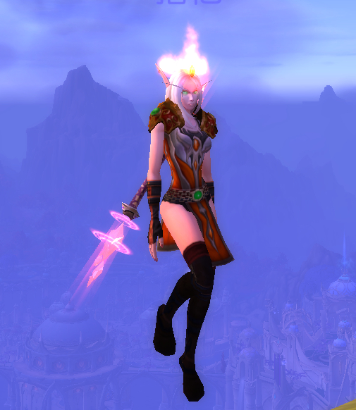 的精确裹腰 腿:柯尼斯水黾的丝绸长裤 鞋:轻舞之靴 武器:水晶脉冲法杖