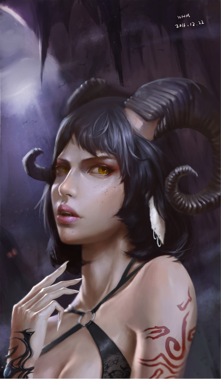 [其他][原画创作]送各位一个魅魔