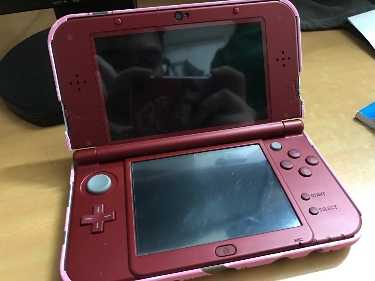 [电视游戏主机/掌机]广州出一个new3dsll 月版口袋