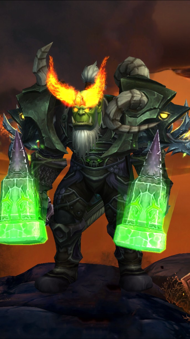 求兽人萨满幻化成板甲战士的样子