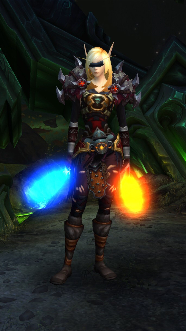 求一套好看的血精灵女皮甲幻化