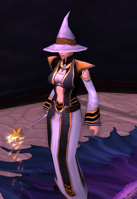 小女巫调料包 肩:嘲颅肩甲 或隐藏 胸:水蛇法袍 腰:大法师的火焰腰带