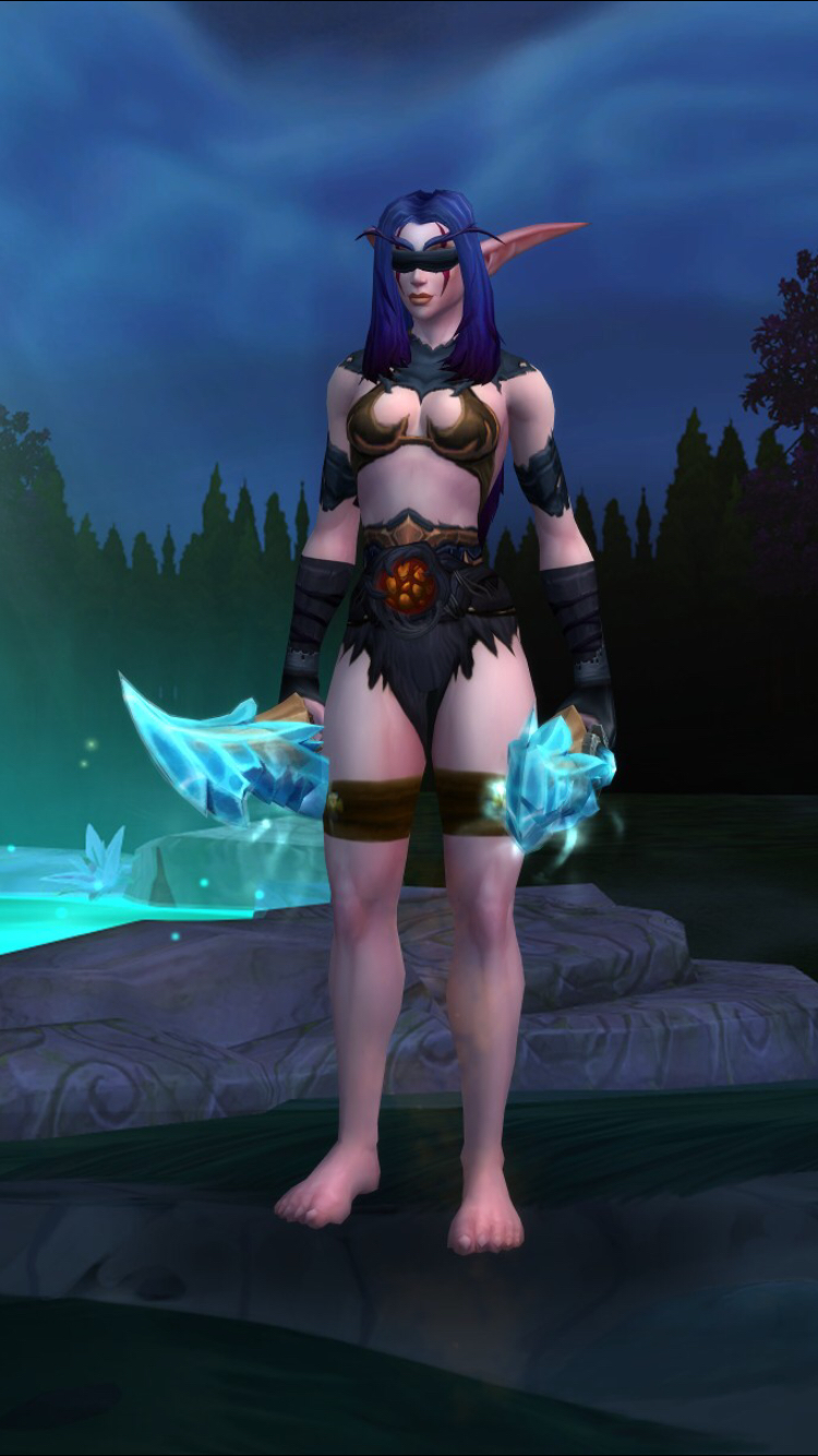 谁有 暗精灵女贼 性感得幻化