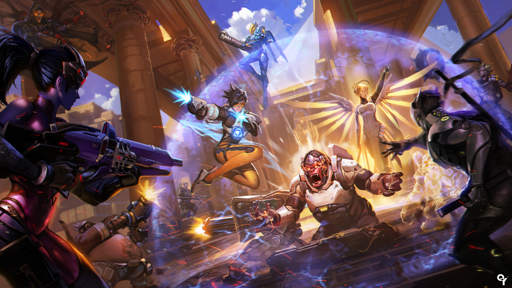 谁有ow的电脑桌面壁纸