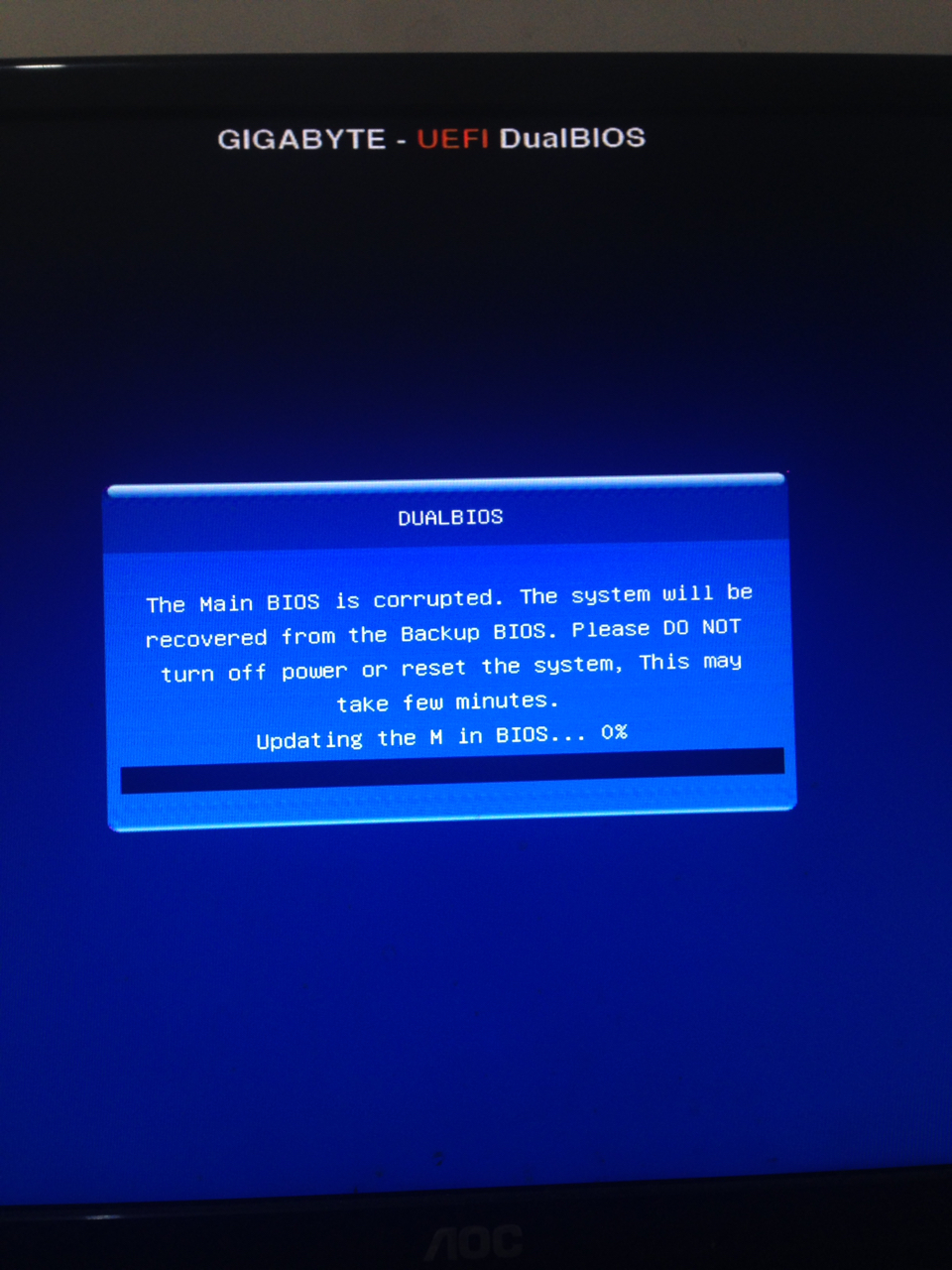 技嘉主板bios问题,开不了机