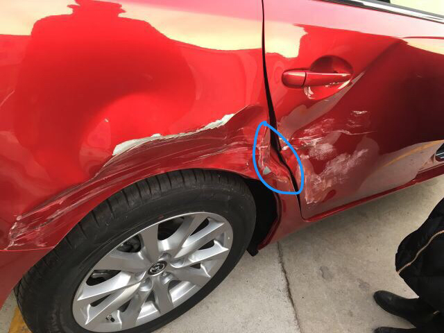 老铁们 右后翼子板钣金还是切割