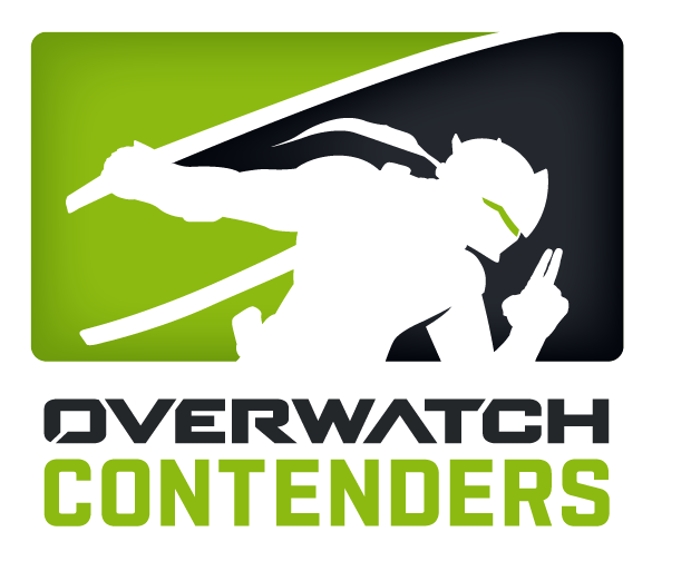 contenders logo,用了和owl一样的设计,标志英雄是源氏,如下图  img
