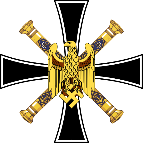 großadmiral的指挥旗,上面是德二的下面是德三的.