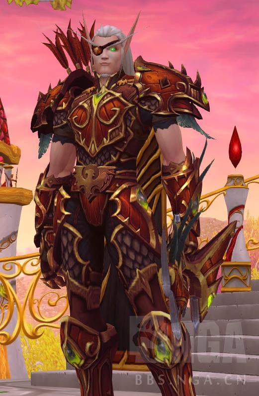 请问,这个银月城风格猎人的配方是什么?