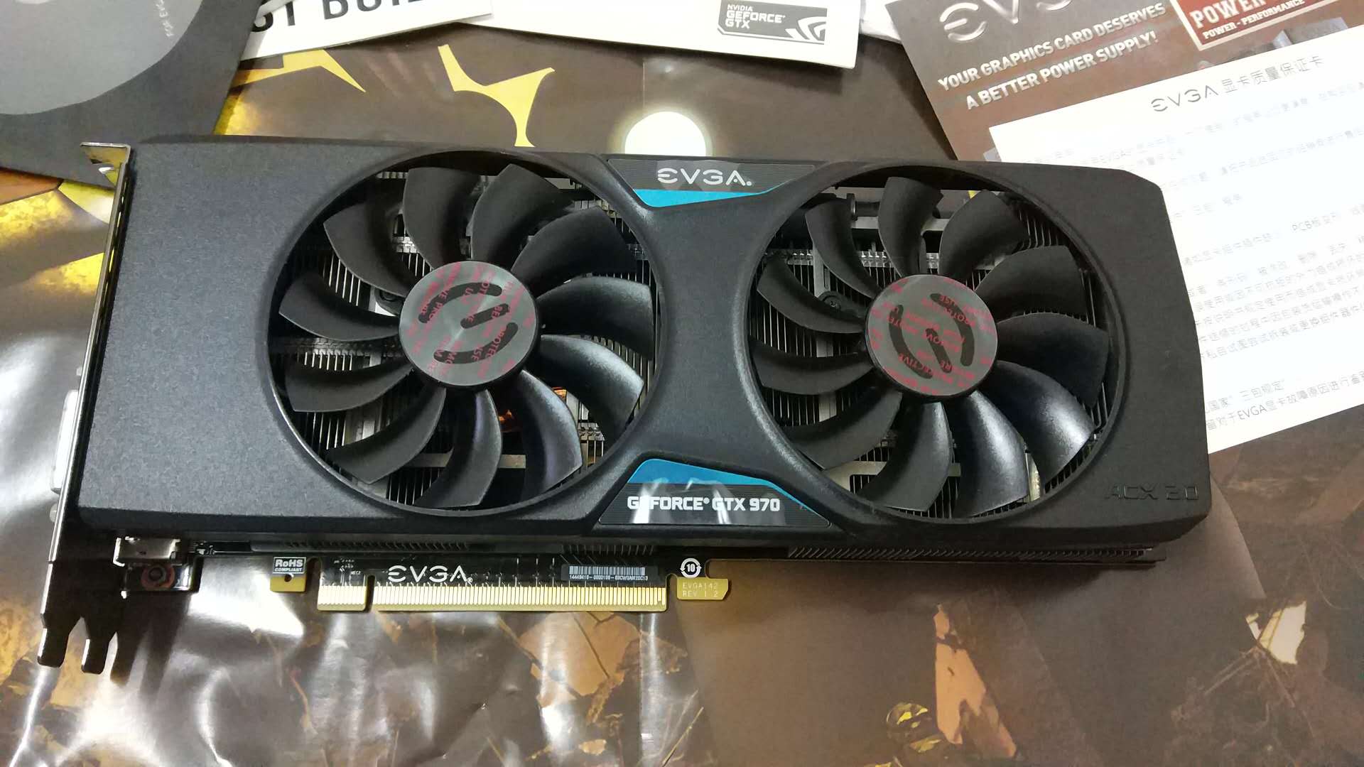 [电脑硬件] evga gtx970 4g 高频显卡,京东行货箱说全