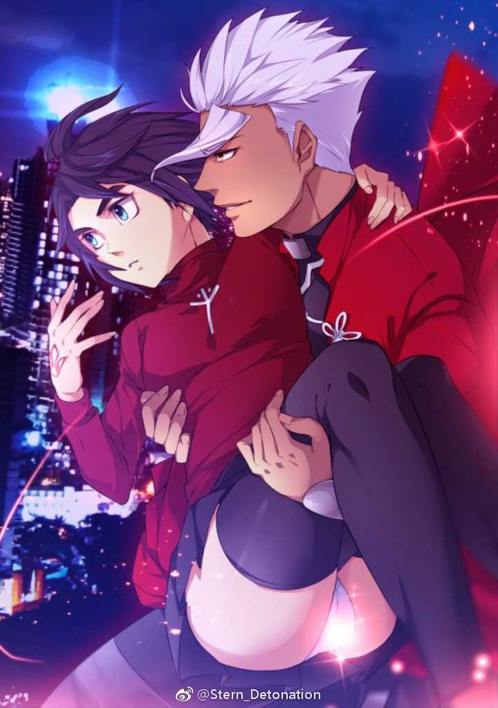 [理性蒸发a ]傻屌图分享:远坂凛与红 a