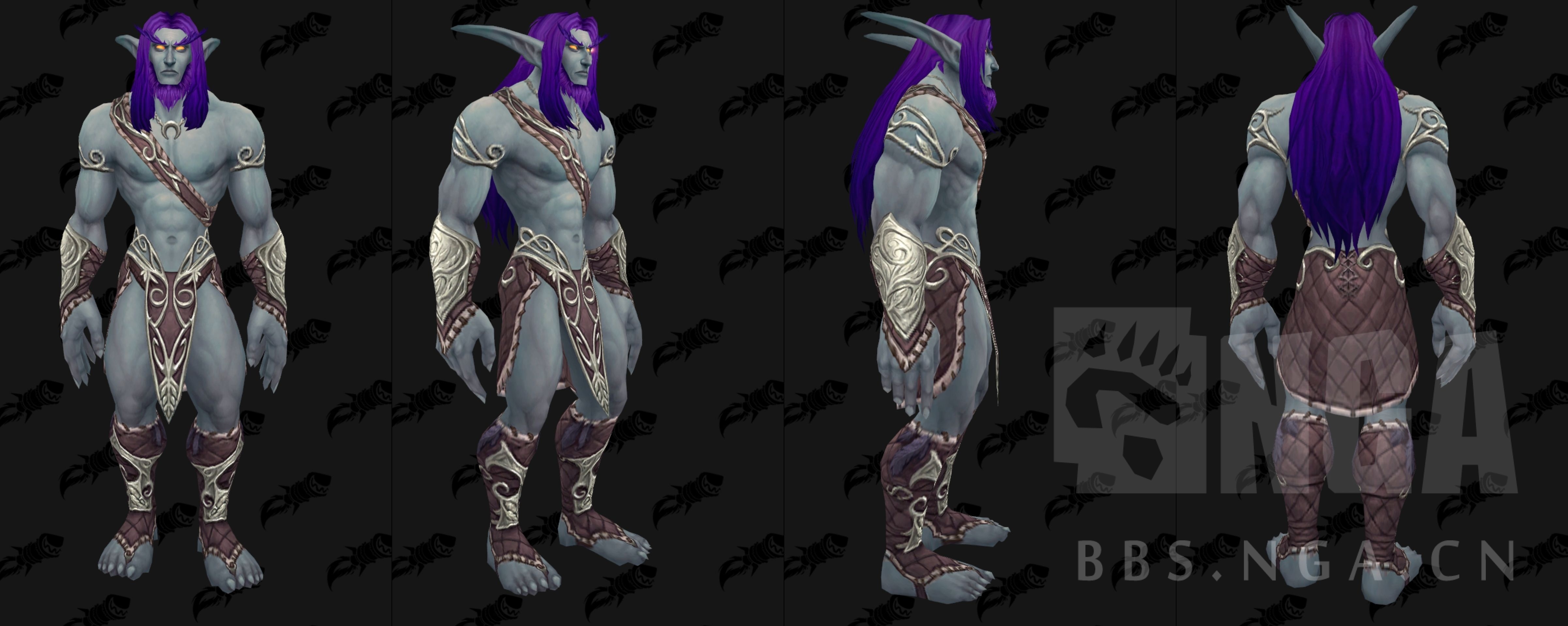 [bfa beta] 新暗夜精灵弓箭手护甲外观和城市守卫外观升级.