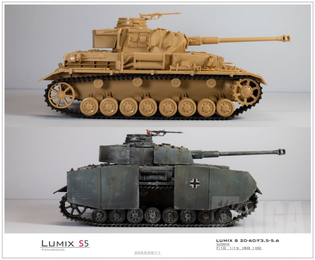 拼装] 四号坦克H型初期型田宫1:35模型喷涂成品NGA玩家社区
