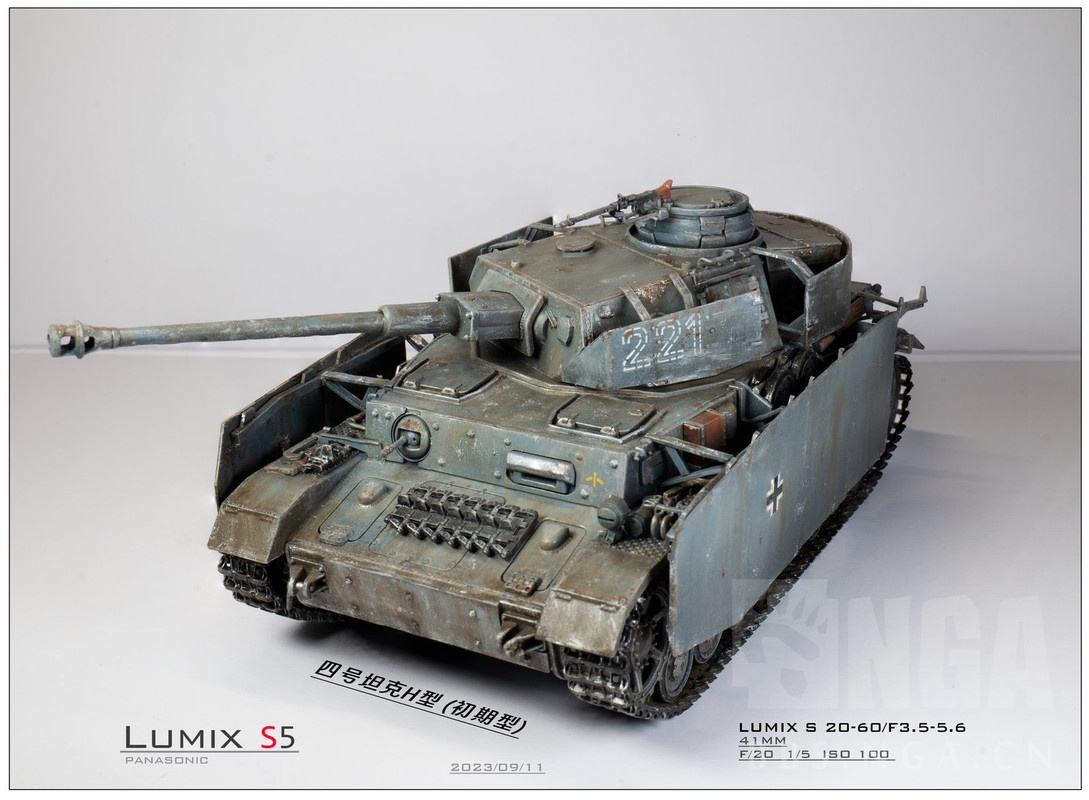 拼装] 四号坦克H型初期型田宫1:35模型喷涂成品NGA玩家社区