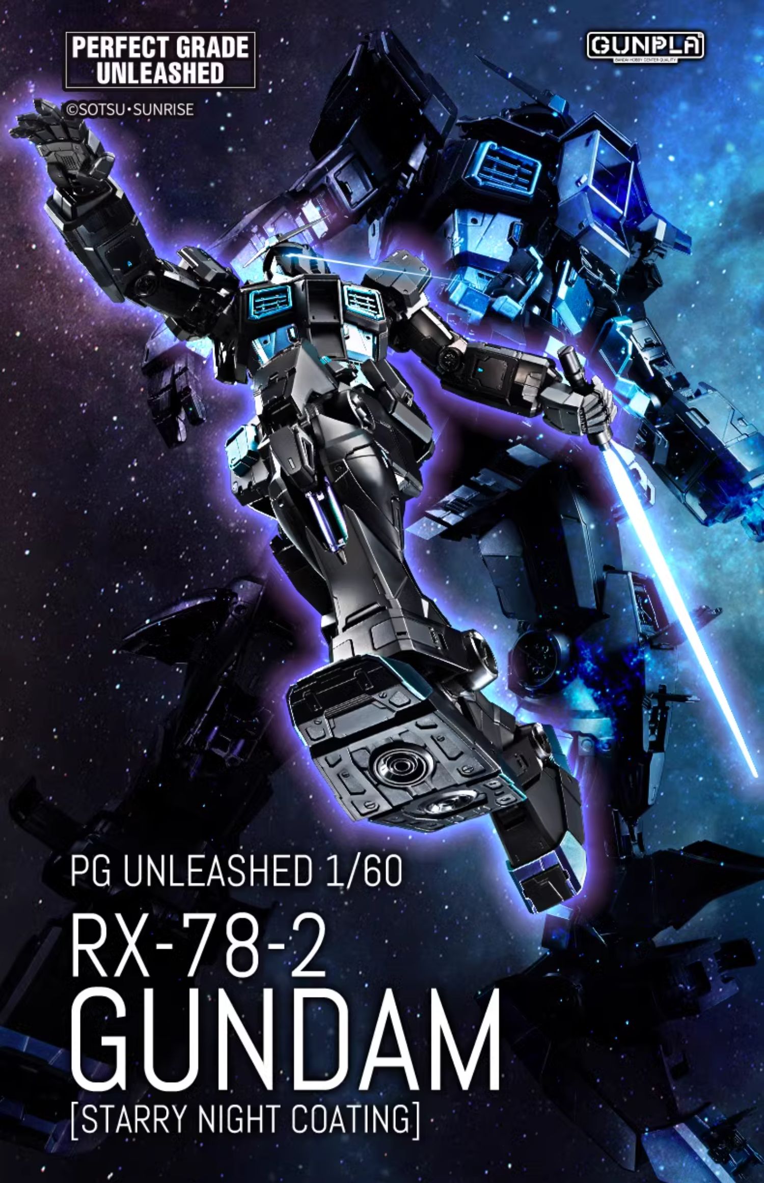 新闻资讯] 中国限定PG UNLEASHED 1/60 RX-78-2 高达(星夜涂装版) NGA
